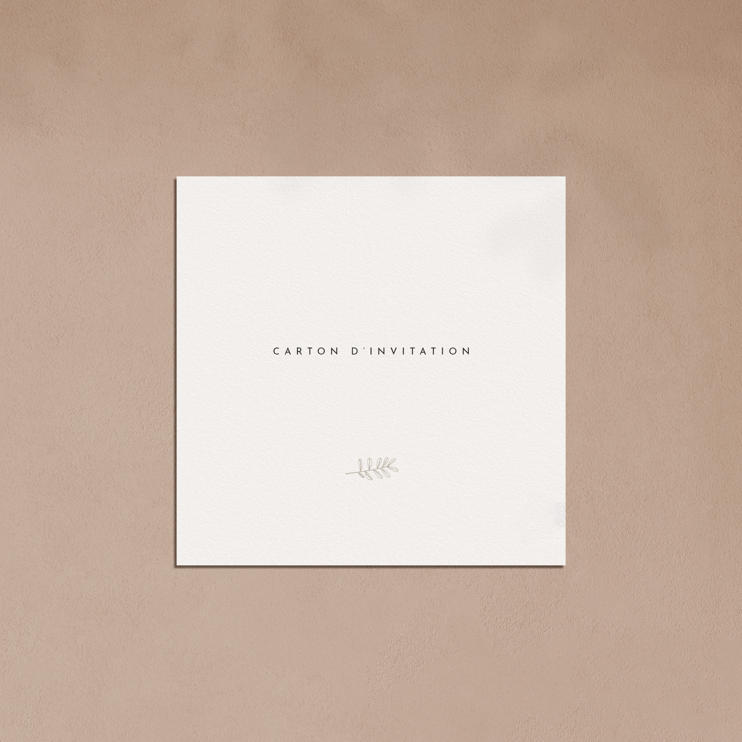 Carton d'invitation