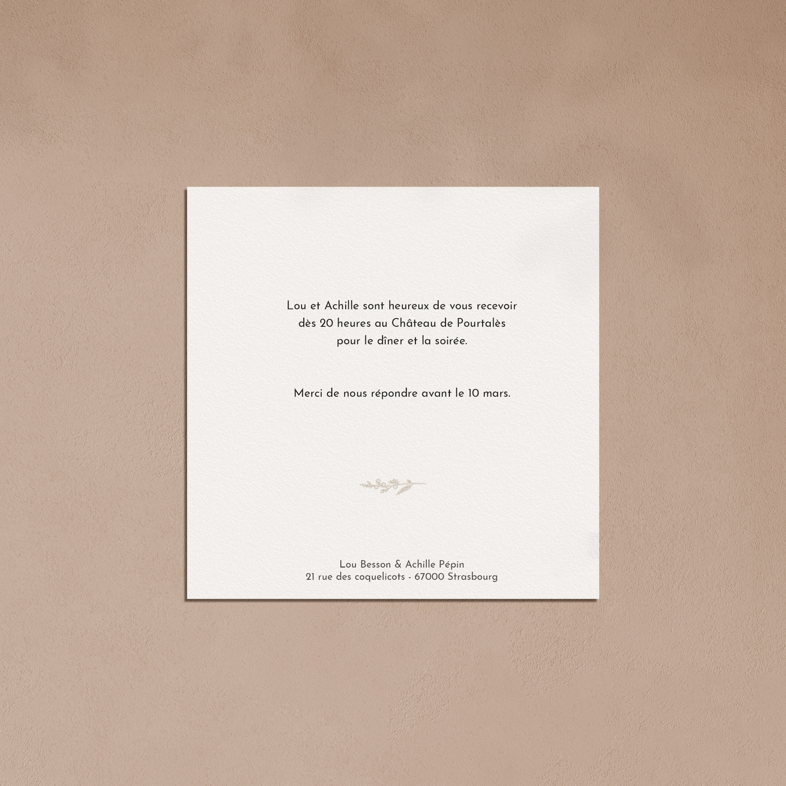 Carton d'invitation – Image 2