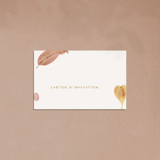 Carton d'invitation